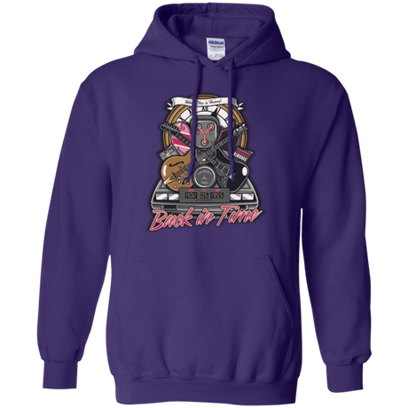 Sweatshirts Purple / Small Back in time Pullover Hoodie