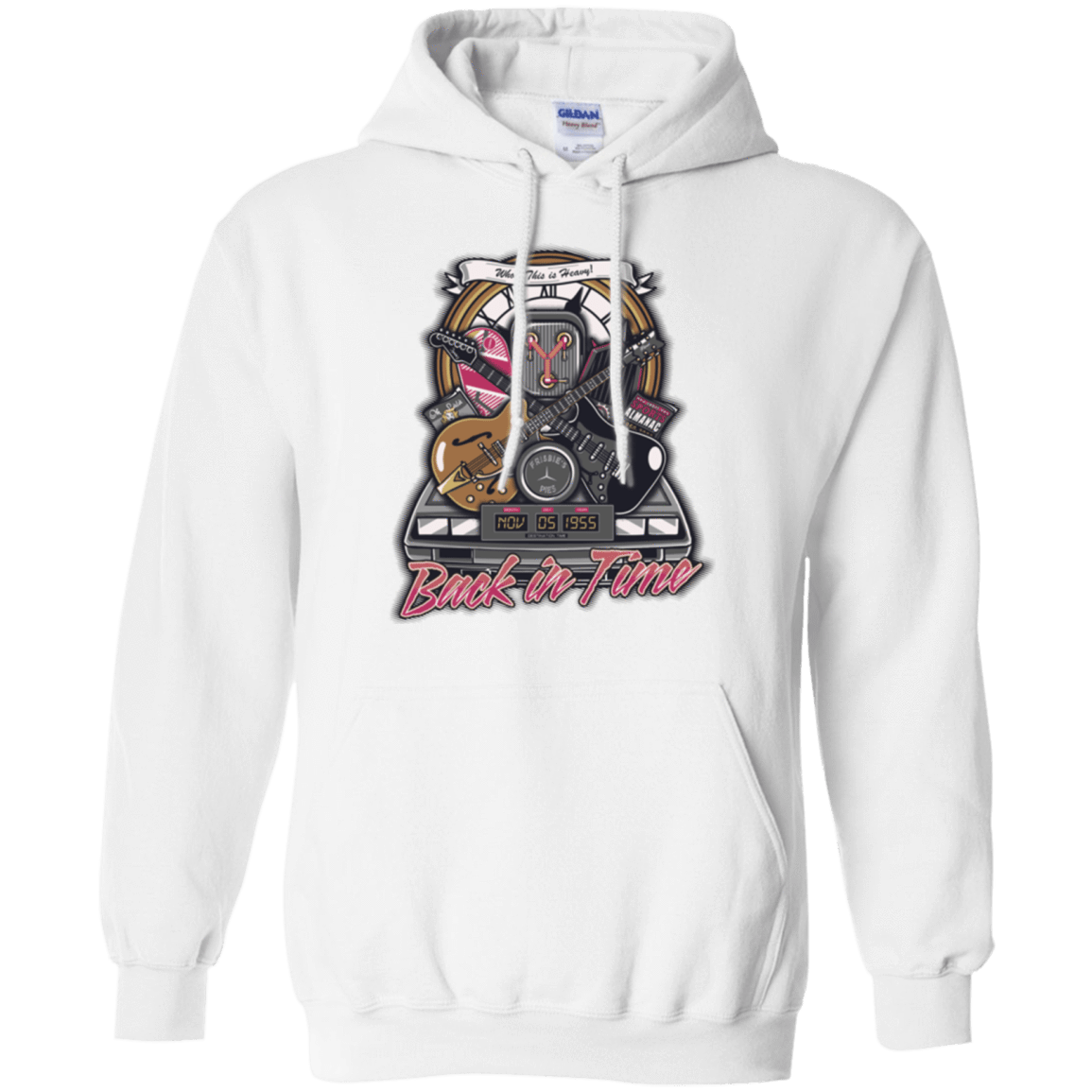 Sweatshirts White / Small Back in time Pullover Hoodie