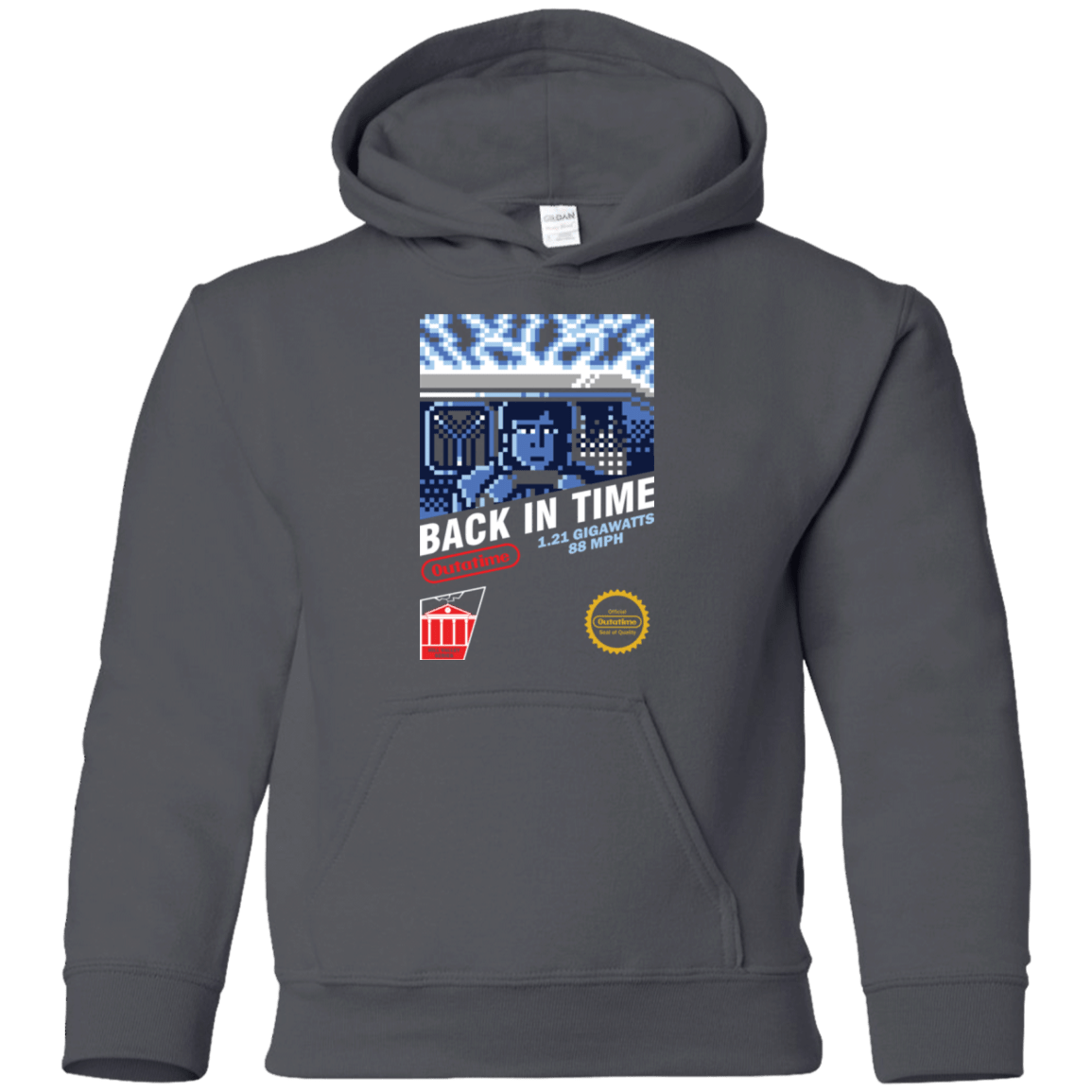 Sweatshirts Charcoal / YS Back In Time Youth Hoodie