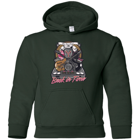 Sweatshirts Forest Green / YS Back in time Youth Hoodie