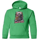 Sweatshirts Irish Green / YS Back in time Youth Hoodie