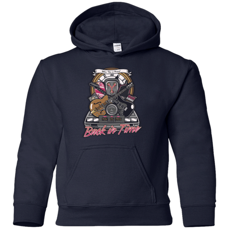 Sweatshirts Navy / YS Back in time Youth Hoodie