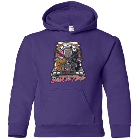 Sweatshirts Purple / YS Back in time Youth Hoodie