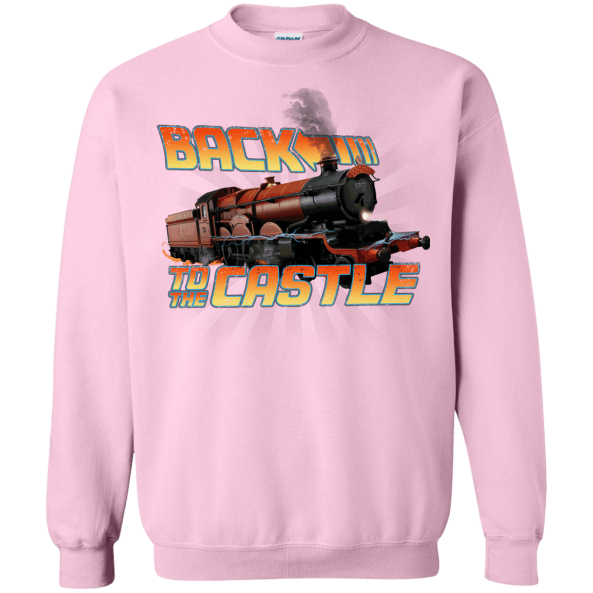 Sweatshirts Light Pink / Small Back to the Castle Crewneck Sweatshirt