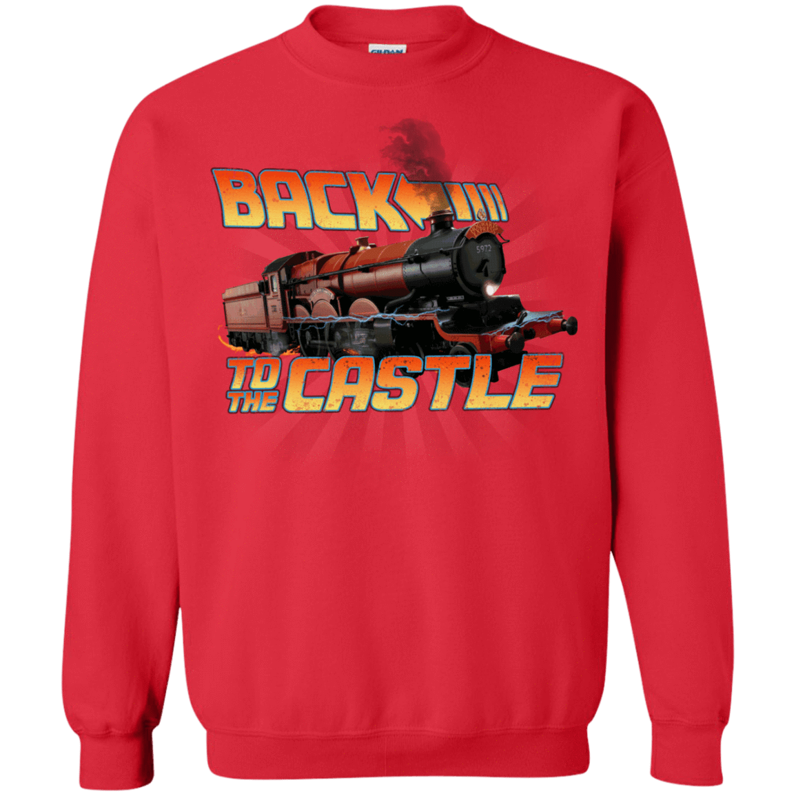 Sweatshirts Red / Small Back to the Castle Crewneck Sweatshirt
