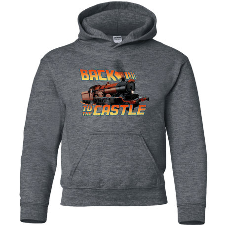 Sweatshirts Dark Heather / YS Back to the Castle Youth Hoodie