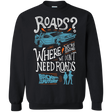 Sweatshirts Black / S Back to the Future Crewneck Sweatshirt