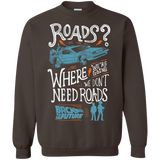 Sweatshirts Dark Chocolate / S Back to the Future Crewneck Sweatshirt