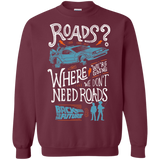 Sweatshirts Maroon / S Back to the Future Crewneck Sweatshirt