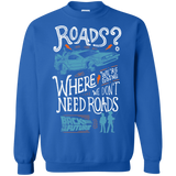 Sweatshirts Royal / S Back to the Future Crewneck Sweatshirt