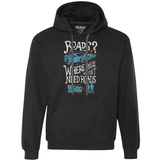 Sweatshirts Black / S Back to the Future Premium Fleece Hoodie