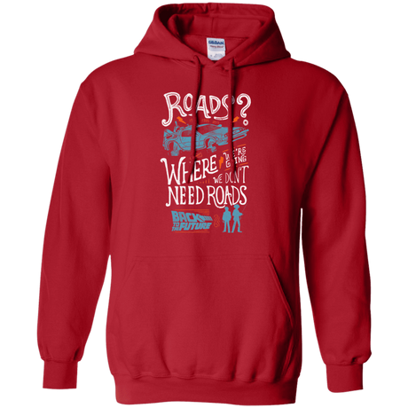 Sweatshirts Red / S Back to the Future Pullover Hoodie