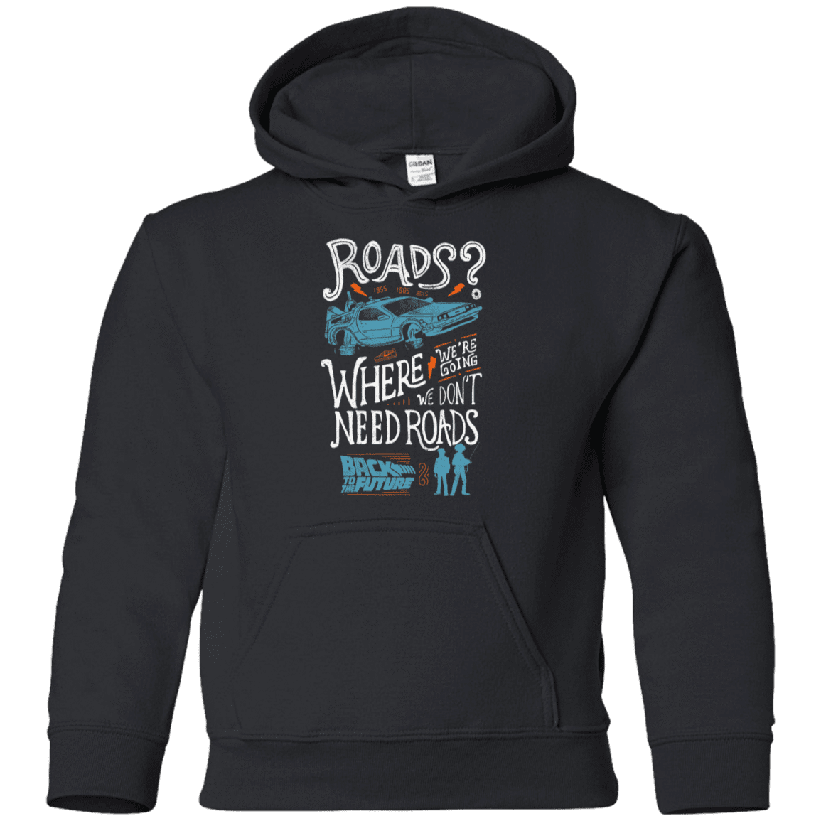 Sweatshirts Black / YS Back to the Future Youth Hoodie