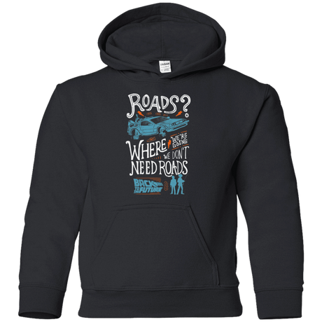 Sweatshirts Black / YS Back to the Future Youth Hoodie