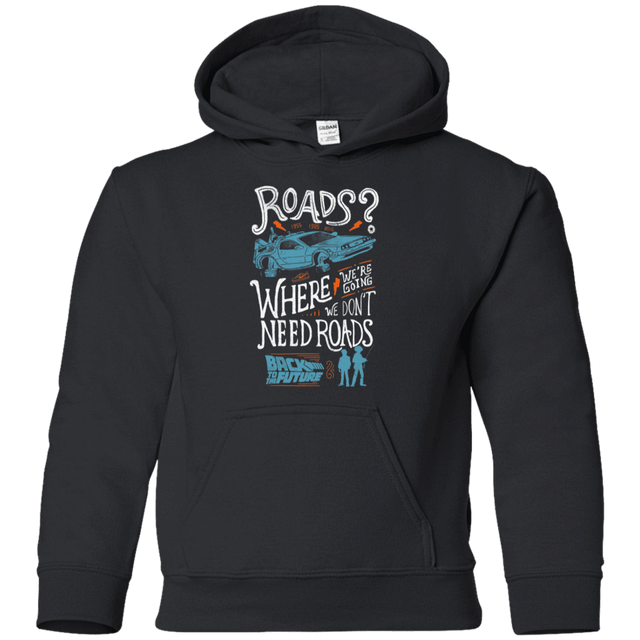 Sweatshirts Black / YS Back to the Future Youth Hoodie