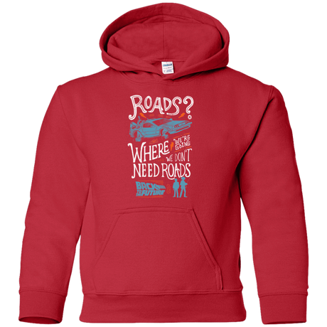 Sweatshirts Red / YS Back to the Future Youth Hoodie