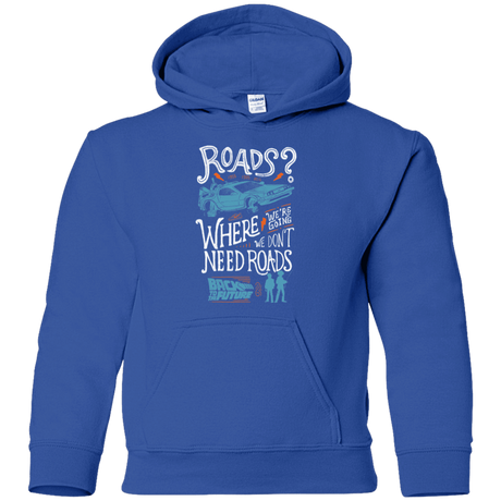 Sweatshirts Royal / YS Back to the Future Youth Hoodie