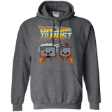 Sweatshirts Dark Heather / Small Back To The Past Pullover Hoodie