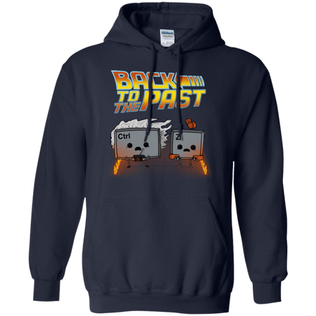 Sweatshirts Navy / Small Back To The Past Pullover Hoodie