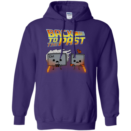 Sweatshirts Purple / Small Back To The Past Pullover Hoodie