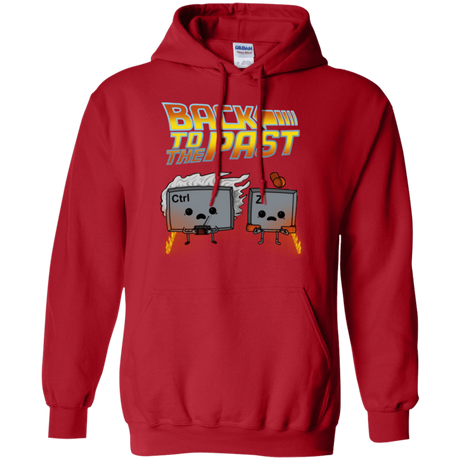 Sweatshirts Red / Small Back To The Past Pullover Hoodie