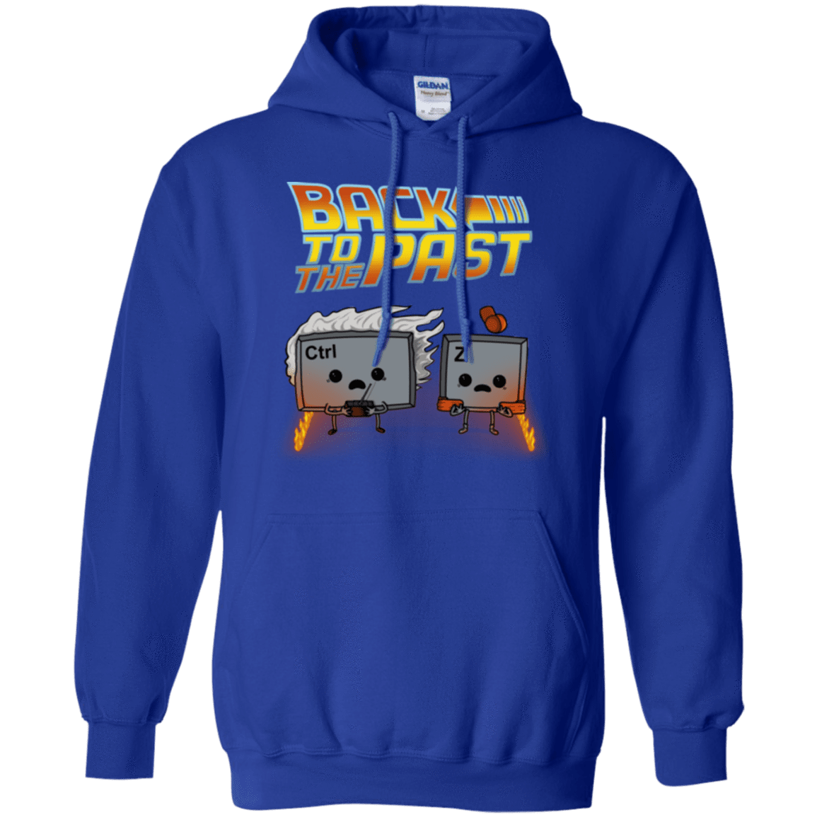 Sweatshirts Royal / Small Back To The Past Pullover Hoodie