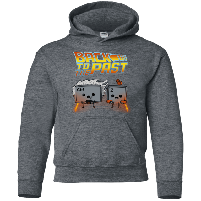 Sweatshirts Dark Heather / YS Back To The Past Youth Hoodie