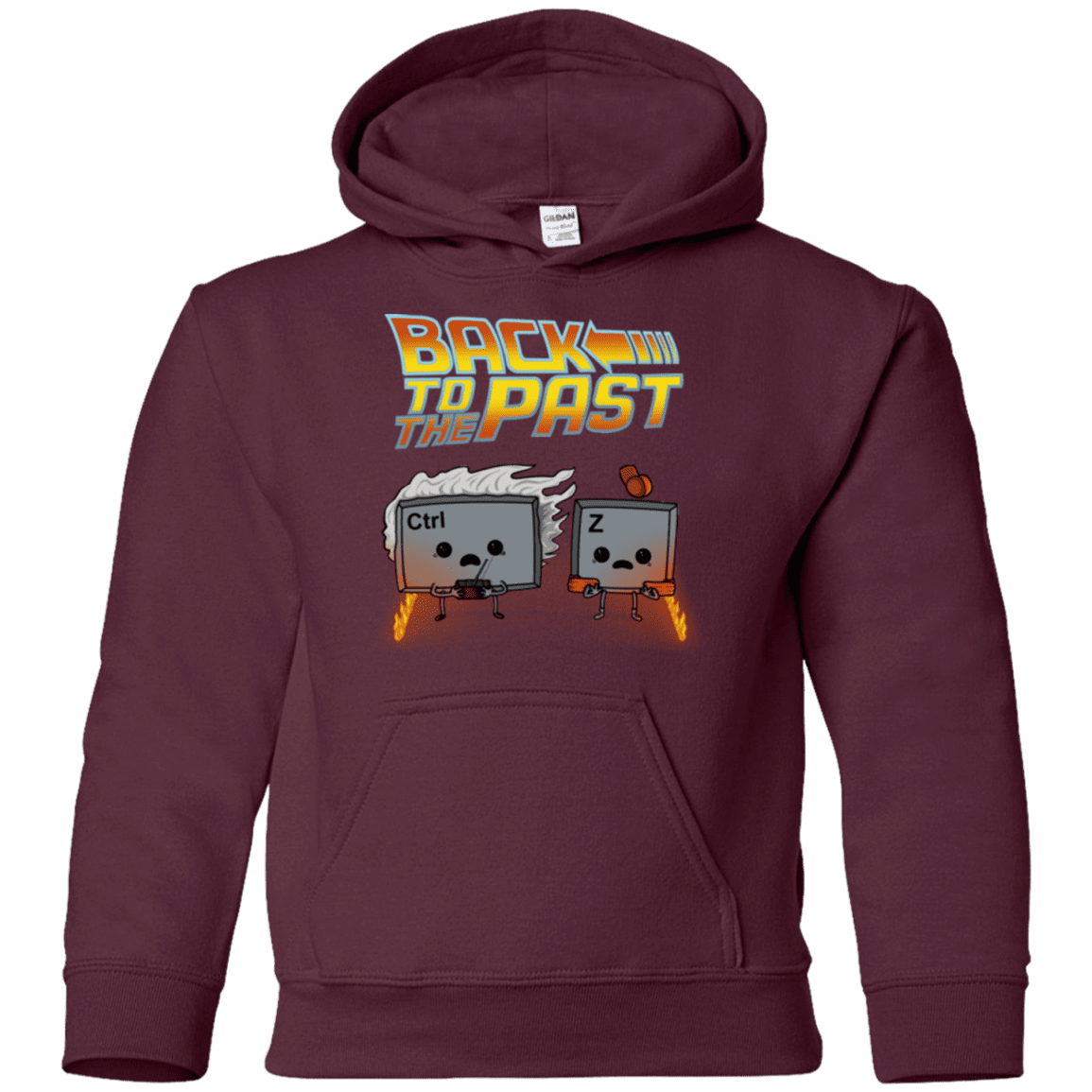 Sweatshirts Maroon / YS Back To The Past Youth Hoodie