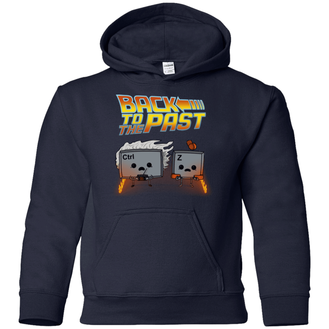 Sweatshirts Navy / YS Back To The Past Youth Hoodie