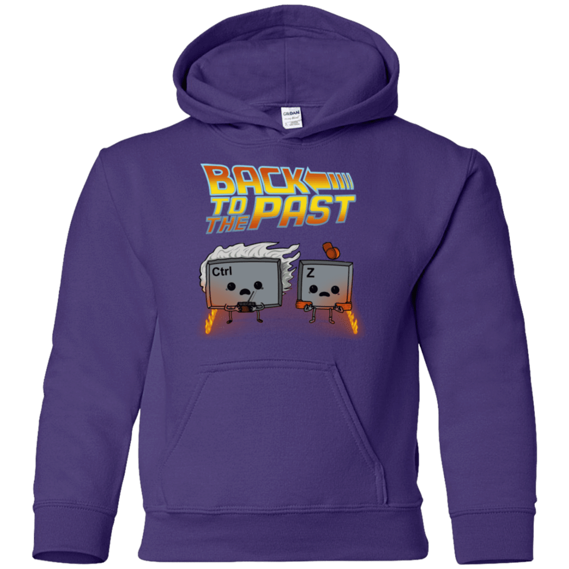 Sweatshirts Purple / YS Back To The Past Youth Hoodie