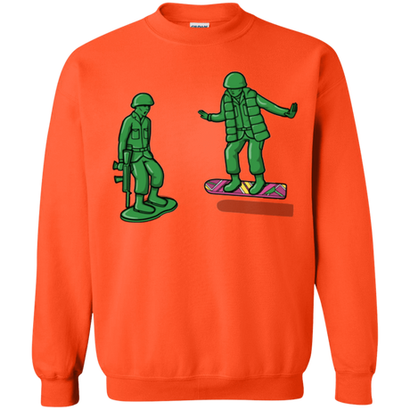 Sweatshirts Orange / Small Back Toy The Future Crewneck Sweatshirt