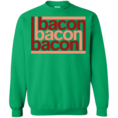 Sweatshirts Irish Green / Small Bacon-Bacon-Bacon Crewneck Sweatshirt