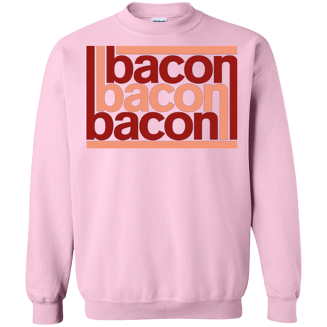 Sweatshirts Light Pink / Small Bacon-Bacon-Bacon Crewneck Sweatshirt