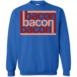 Sweatshirts Royal / Small Bacon-Bacon-Bacon Crewneck Sweatshirt