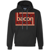 Sweatshirts Black / Small Bacon-Bacon-Bacon Premium Fleece Hoodie