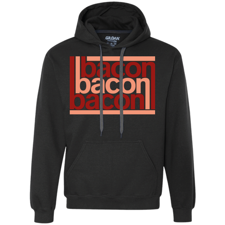 Sweatshirts Black / Small Bacon-Bacon-Bacon Premium Fleece Hoodie