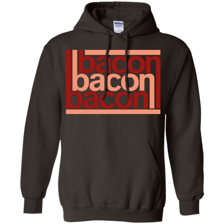 Sweatshirts Dark Chocolate / Small Bacon-Bacon-Bacon Pullover Hoodie