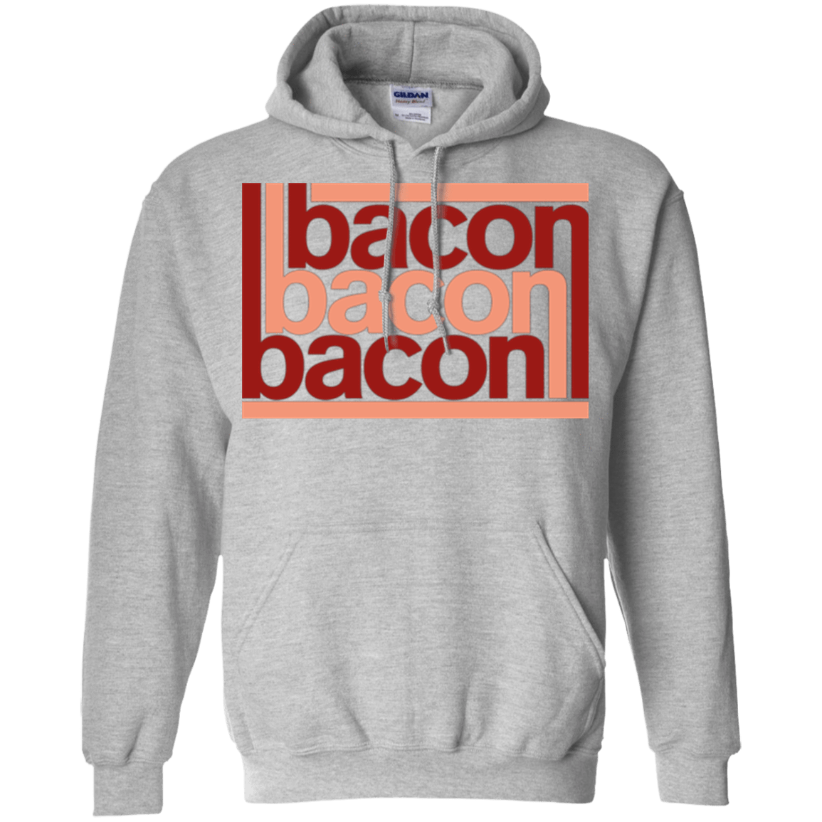 Sweatshirts Sport Grey / Small Bacon-Bacon-Bacon Pullover Hoodie