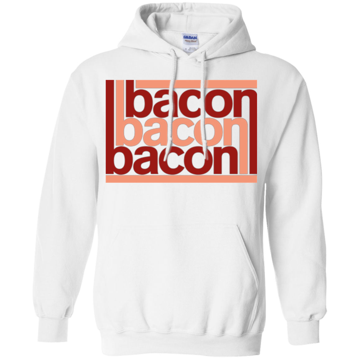 Sweatshirts White / Small Bacon-Bacon-Bacon Pullover Hoodie