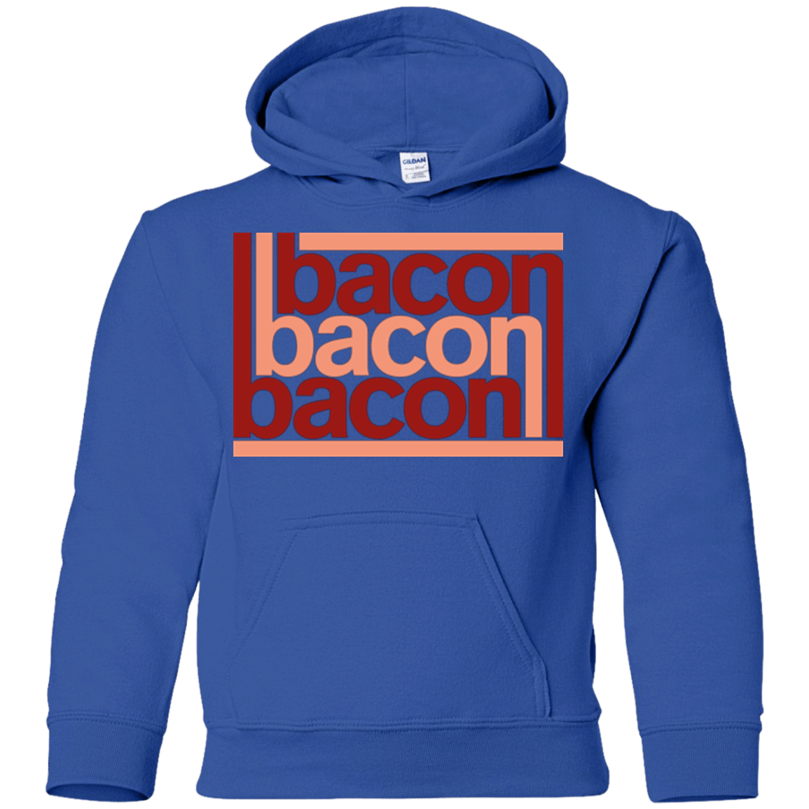 Sweatshirts Royal / YS Bacon-Bacon-Bacon Youth Hoodie