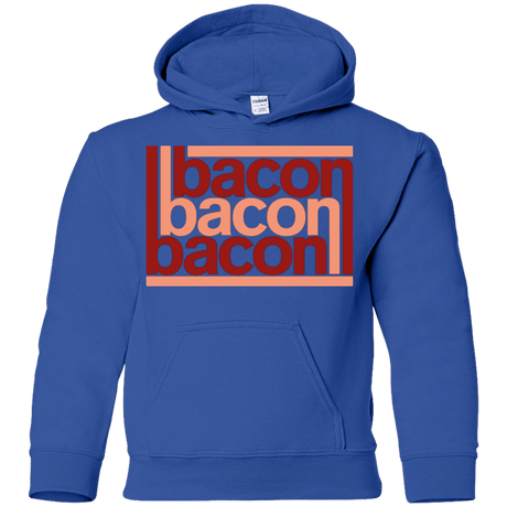 Sweatshirts Royal / YS Bacon-Bacon-Bacon Youth Hoodie