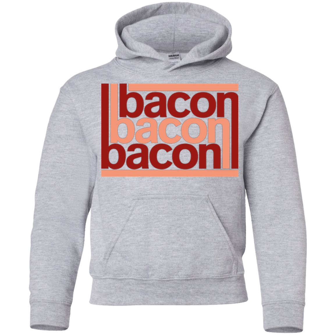 Sweatshirts Sport Grey / YS Bacon-Bacon-Bacon Youth Hoodie