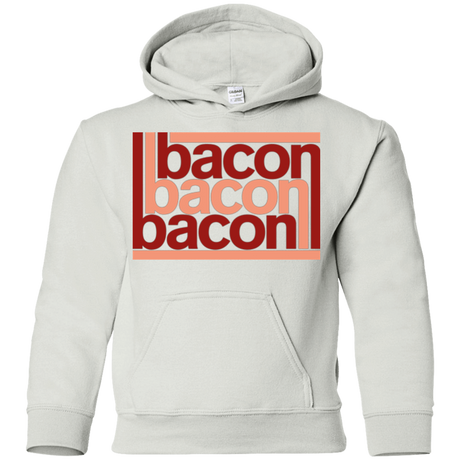 Sweatshirts White / YS Bacon-Bacon-Bacon Youth Hoodie