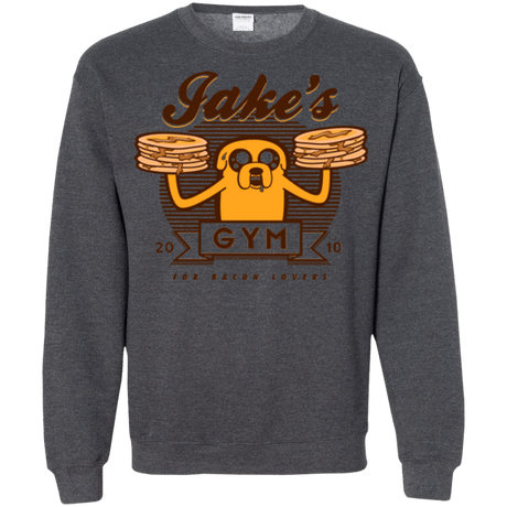 Sweatshirts Dark Heather / Small Bacon lovers gym Crewneck Sweatshirt