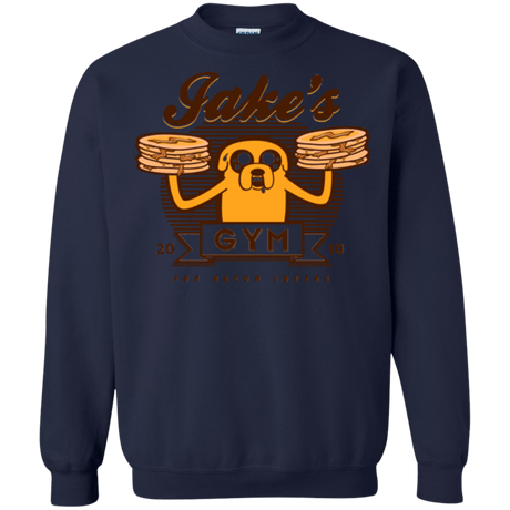 Sweatshirts Navy / Small Bacon lovers gym Crewneck Sweatshirt