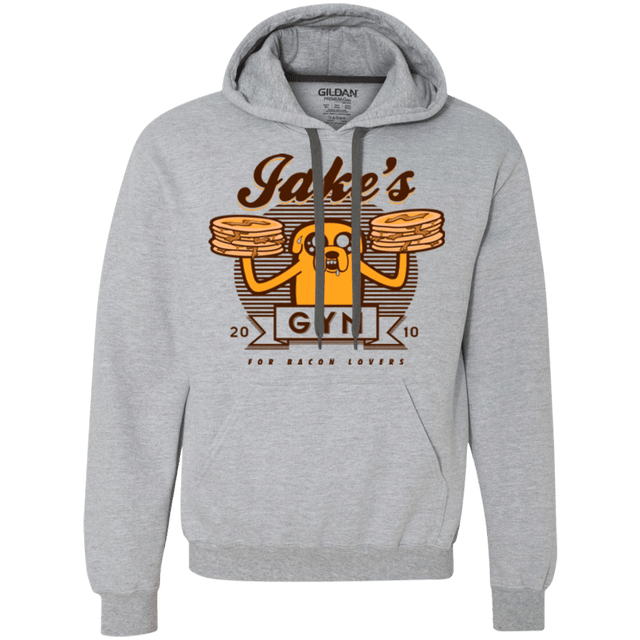 Sweatshirts Sport Grey / Small Bacon lovers gym Premium Fleece Hoodie