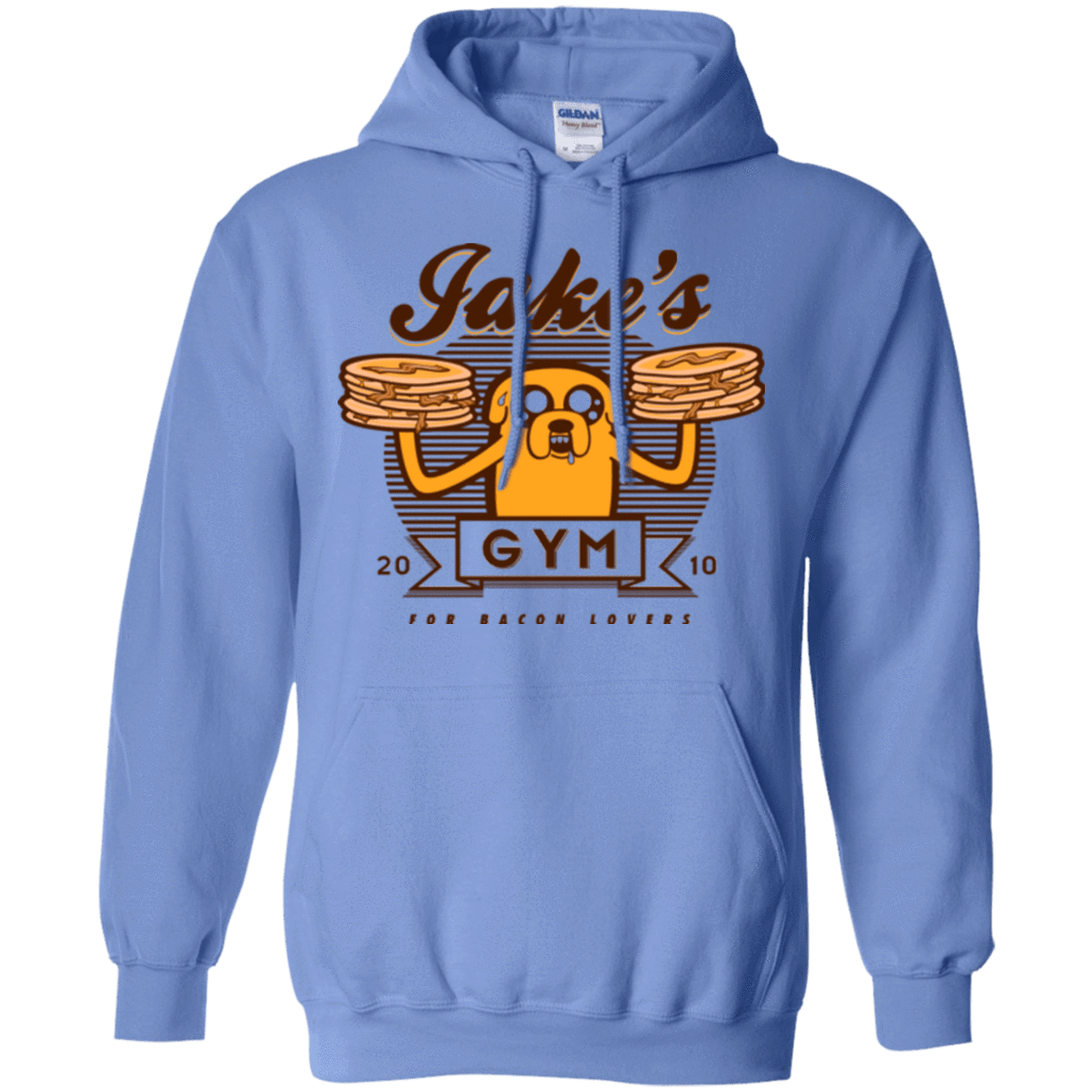 Sweatshirts Carolina Blue / Small Bacon lovers gym Pullover Hoodie