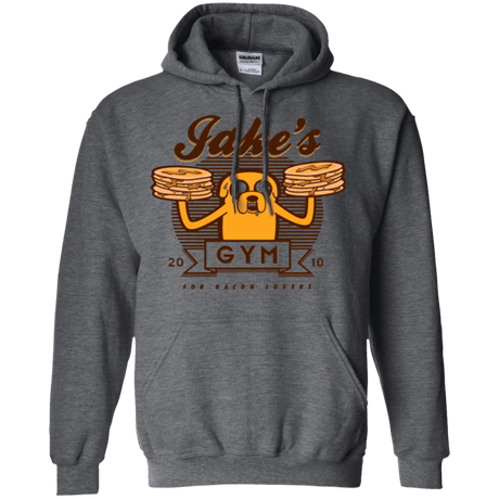 Sweatshirts Dark Heather / Small Bacon lovers gym Pullover Hoodie