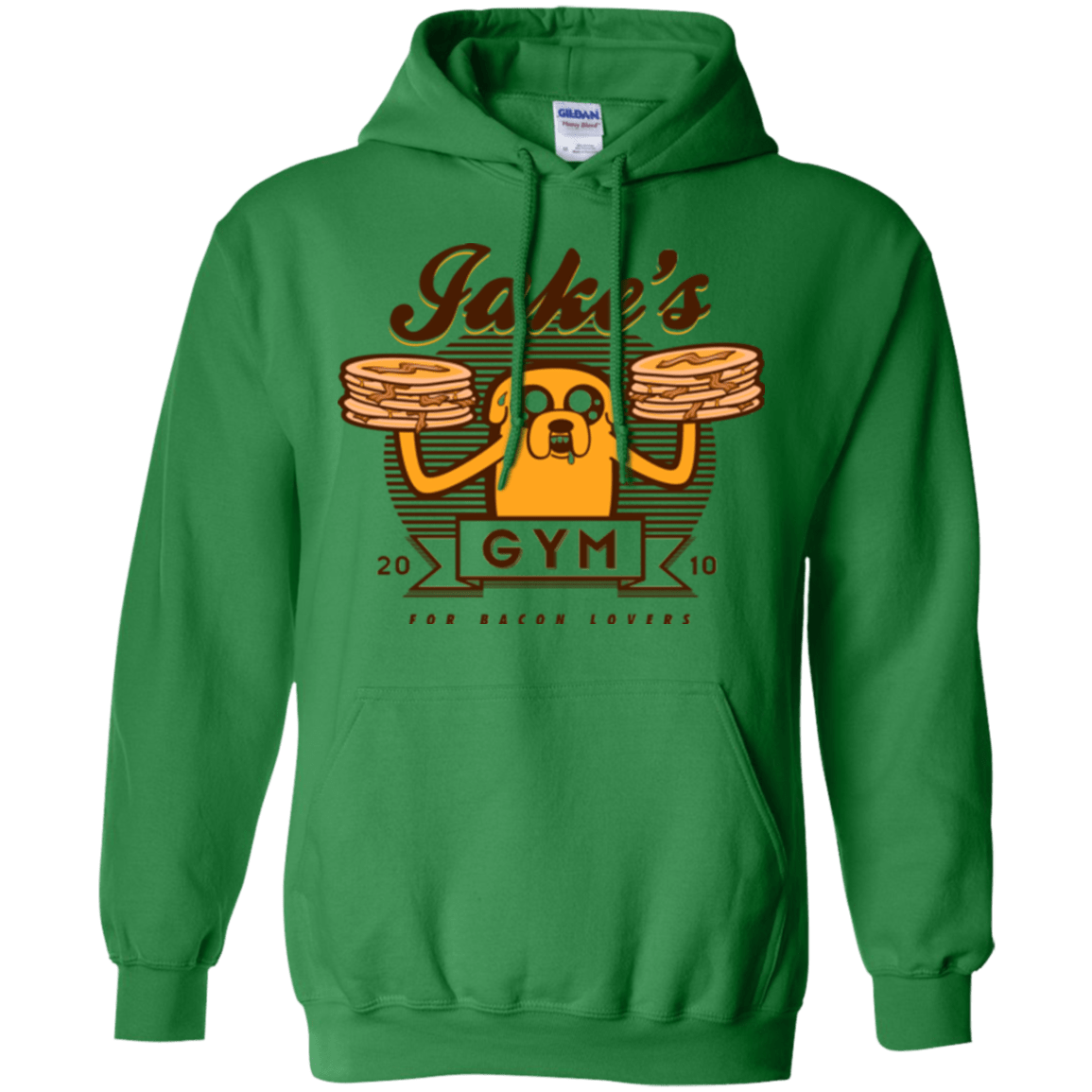 Sweatshirts Irish Green / Small Bacon lovers gym Pullover Hoodie