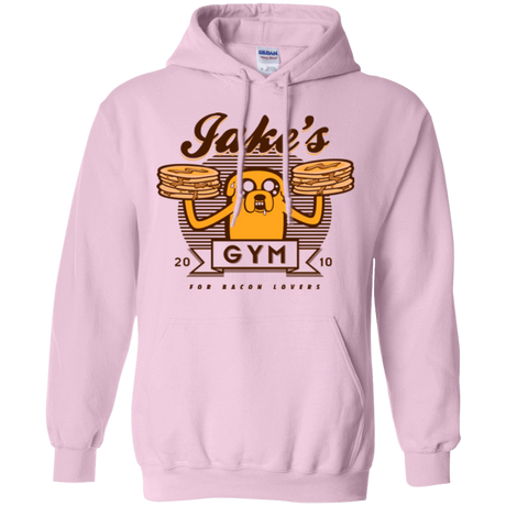 Sweatshirts Light Pink / Small Bacon lovers gym Pullover Hoodie